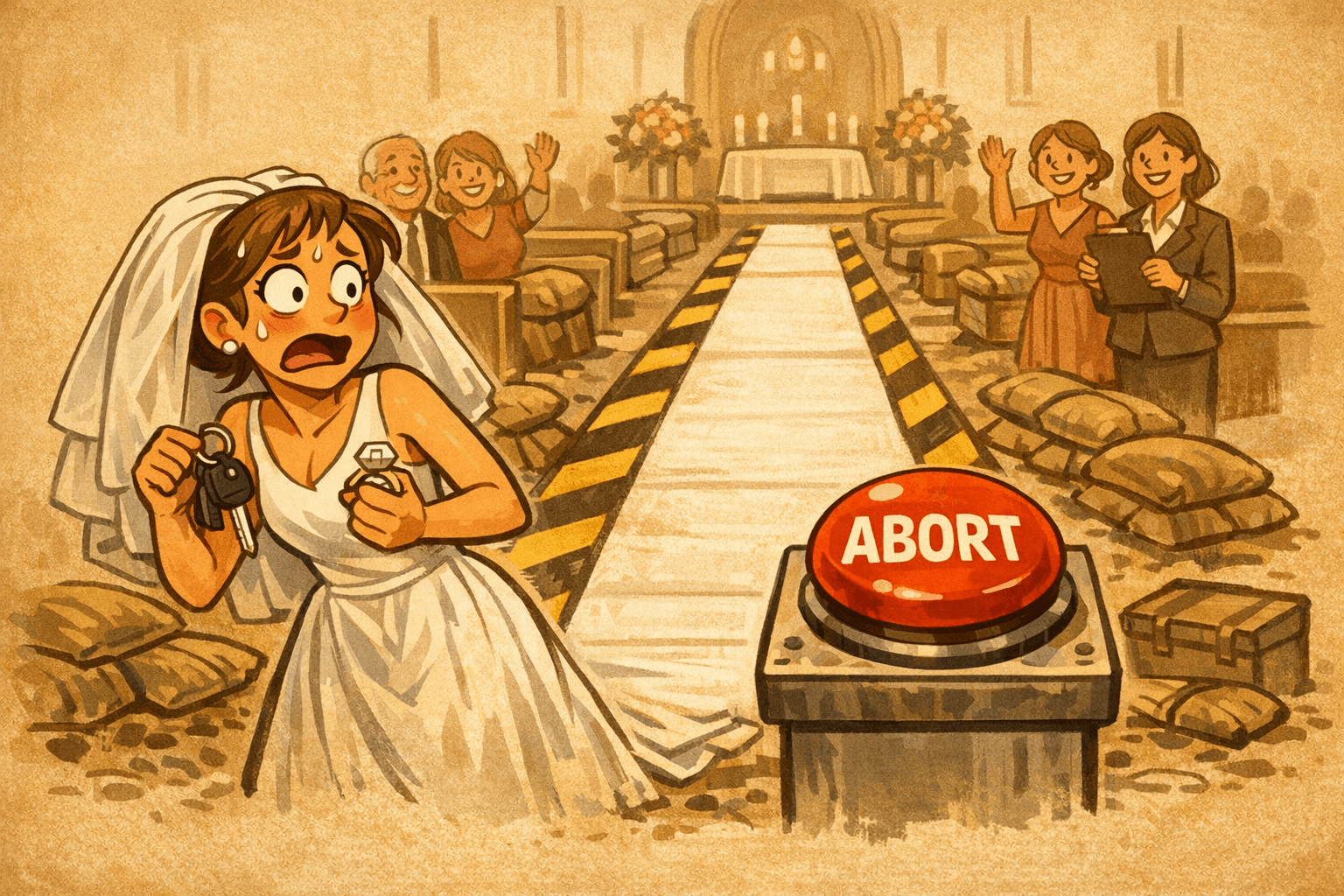 Last Minute Wedding Doubt or Actual Alarm Bells