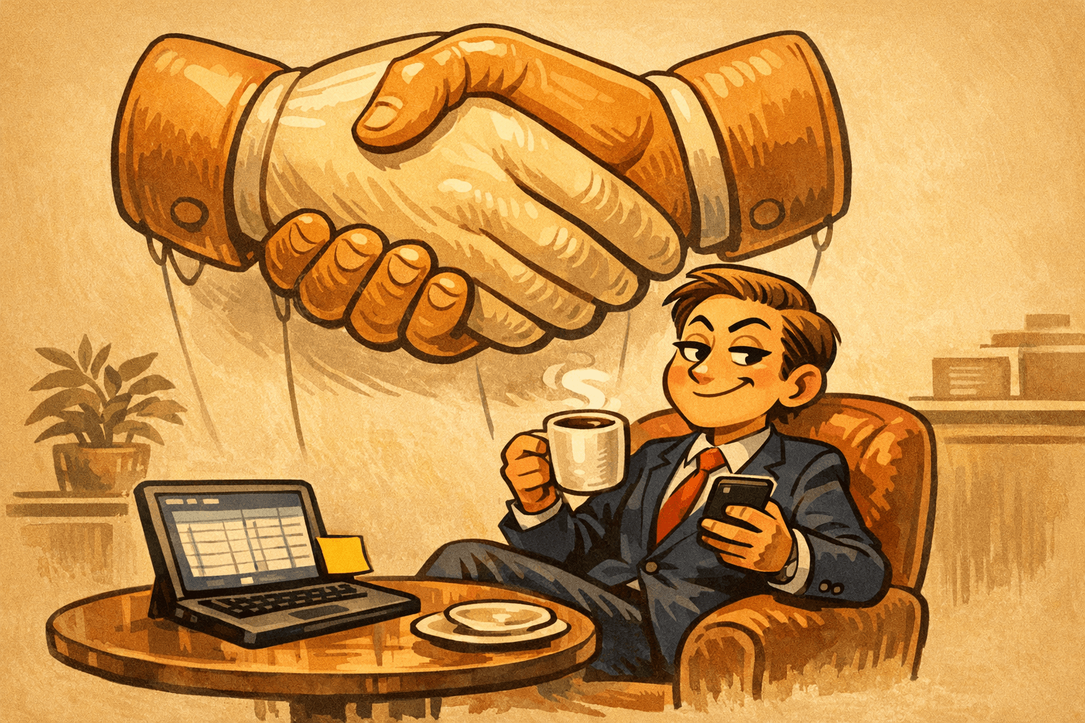 How to Network Hard While Work Starves Quietly
