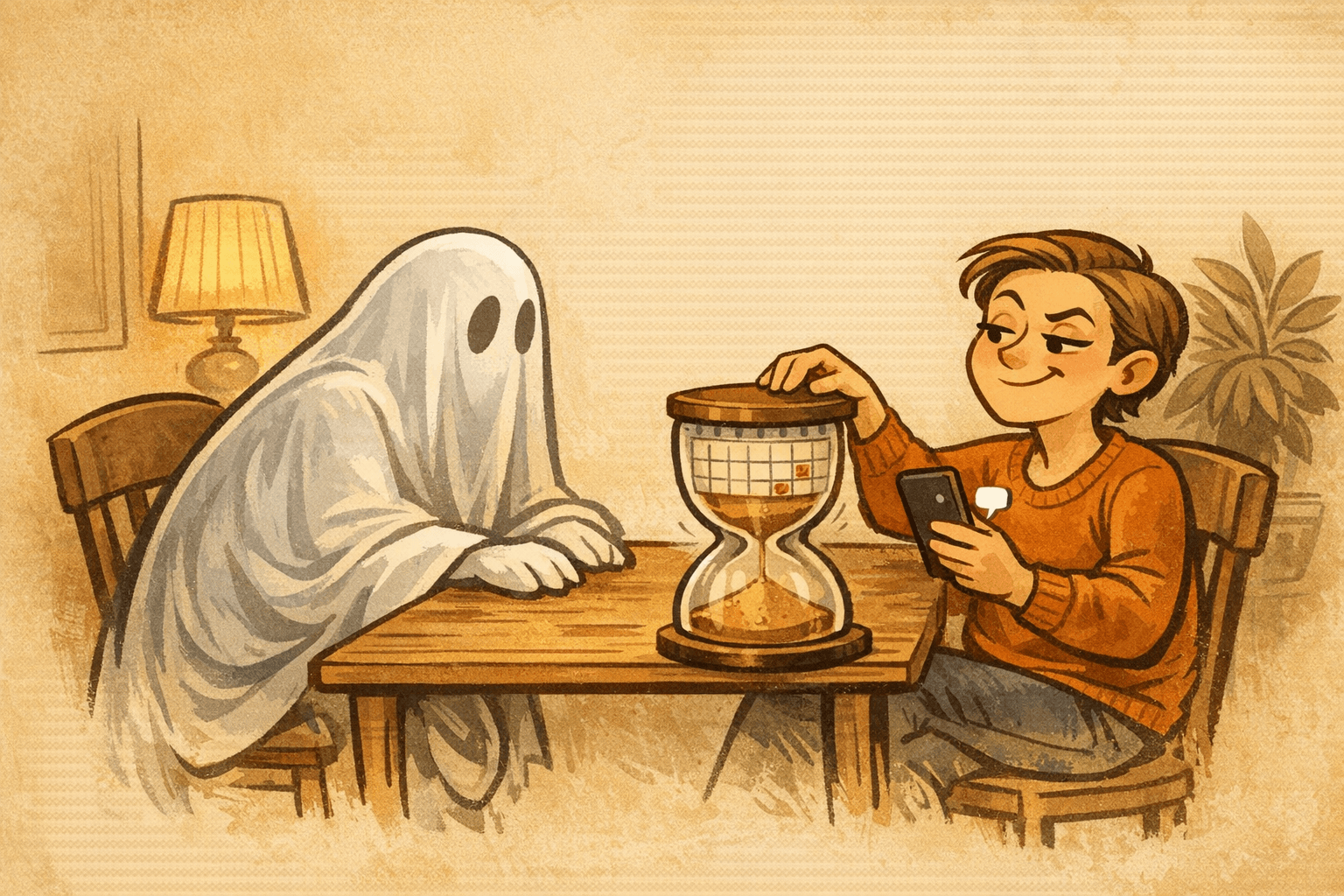 Ghosted Then Texted Act Normal Like a Villain