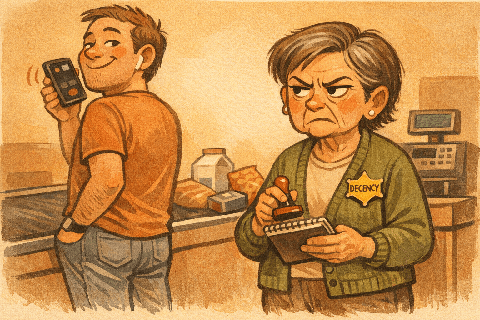 Manners Died and Youre Stuck as the Sheriff