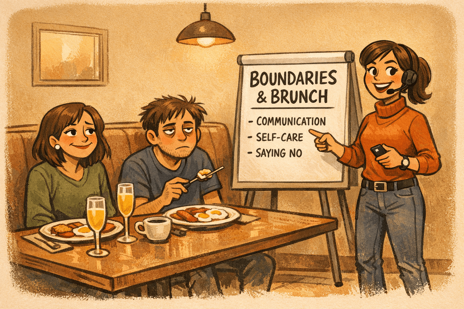 How to Stop Keynoting Your Friends Over Eggs