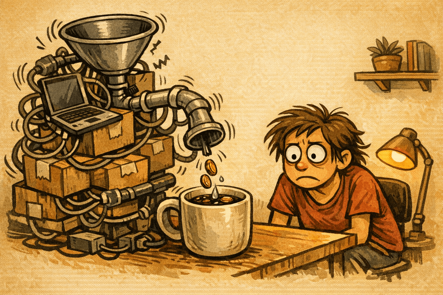 Side Hustles Paying in Coffee and False Hope