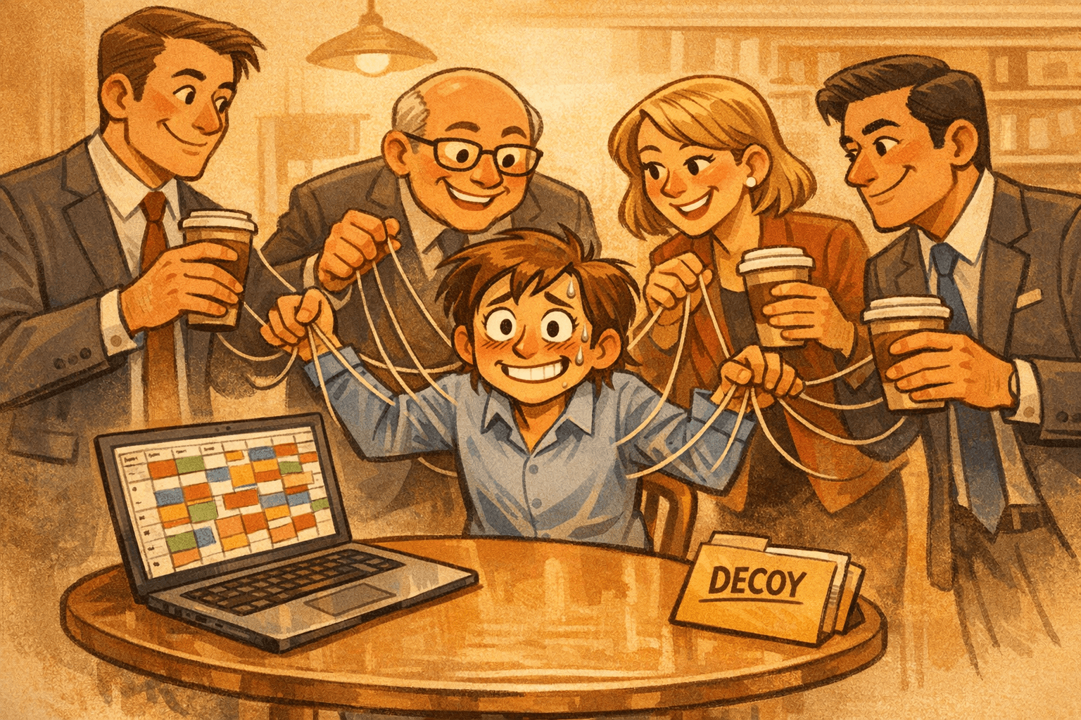 Networking Burnout From Saying Yes Like a Golden Retriever