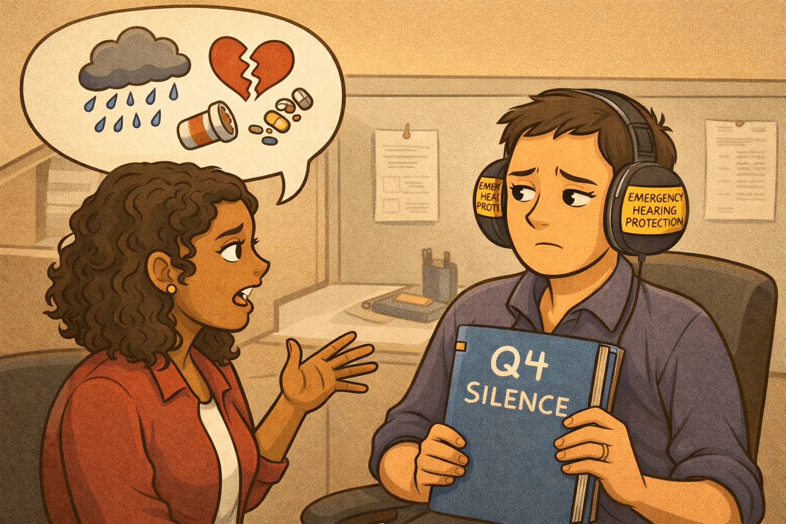 Office Quiet Hours Negotiate With a Fence