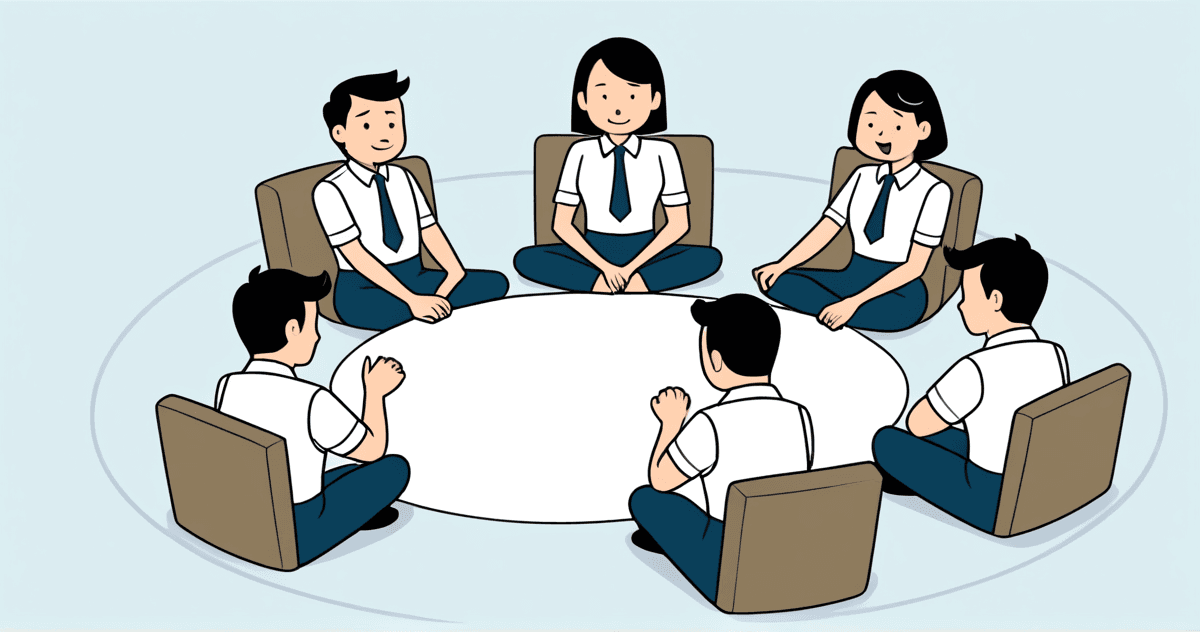 Corporate Cult Vibes Group Therapy with Extra Steps